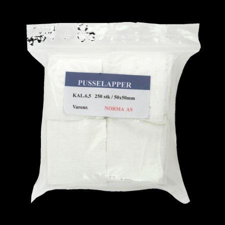 Pusselapper. Finnes i Cal. 6,5x55, 22LR, 308Win